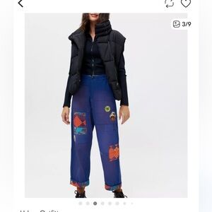 Urban Outfitters Kimchi Blue Patchwork Scout Pants Women’s Small Petite